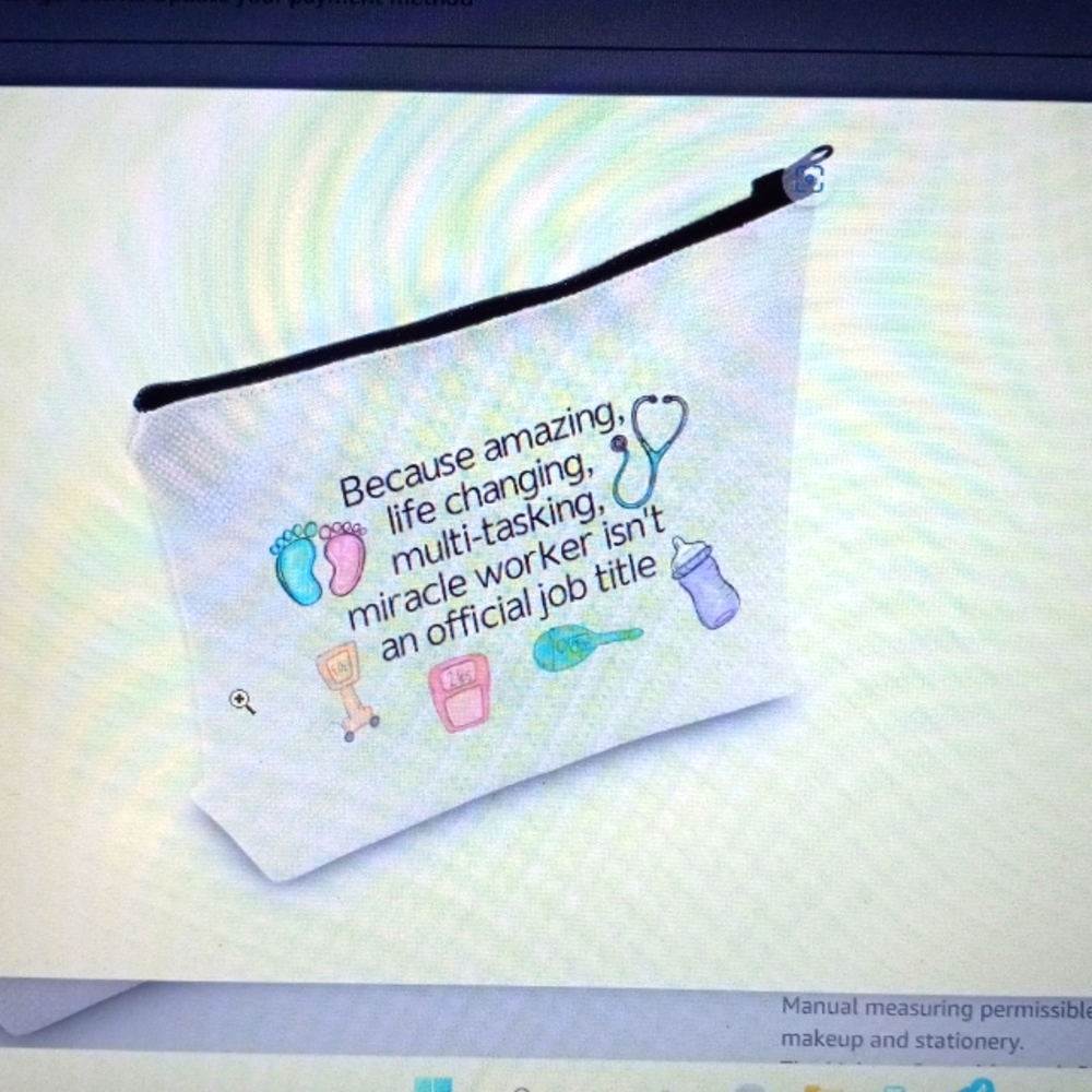 MNIGIU NICU nurse makeup bag